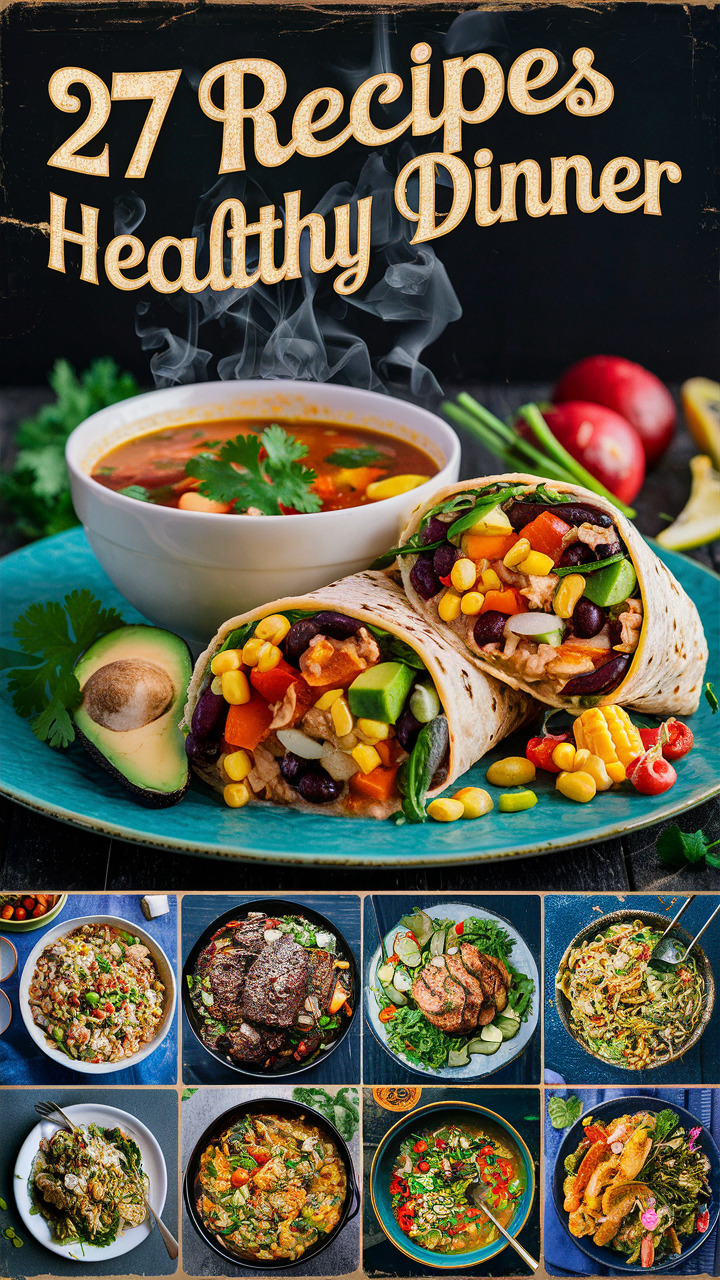 27 Healthy Dinner Recipes: Nutritious and Tasty Meals for a Balanced Diet