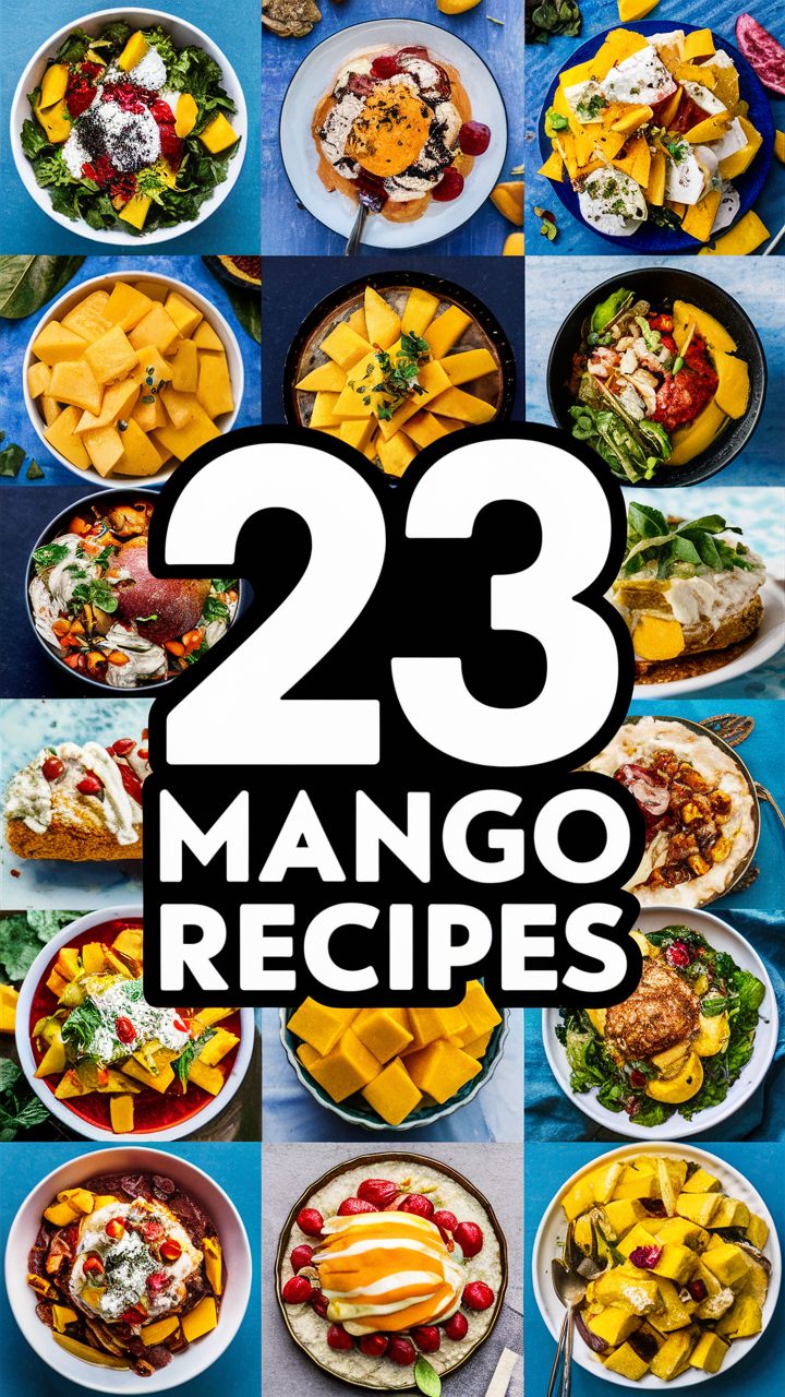 Discover the 23 Best Mango Recipes: Sweet, Savory, and Refreshing Ideas