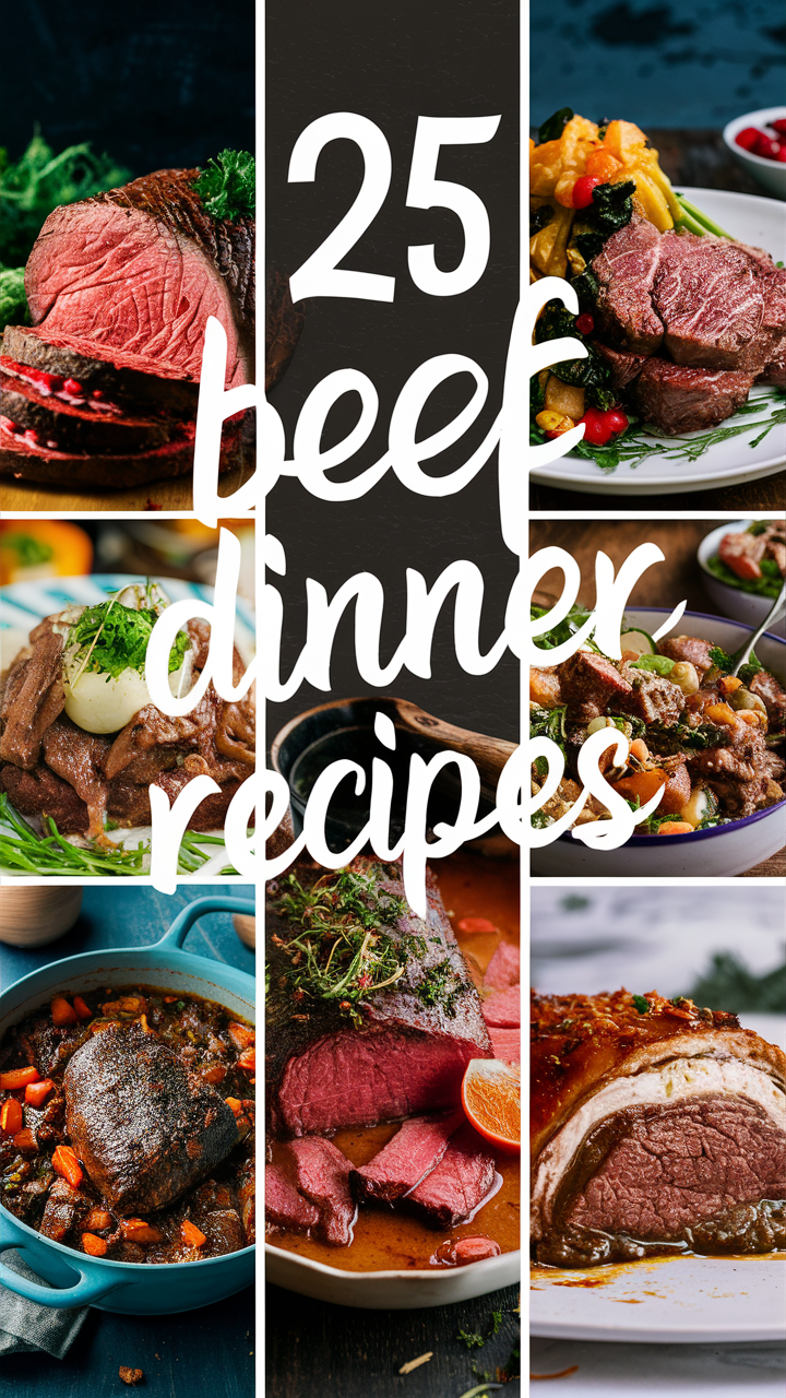 25 Easy and Delicious Beef Dinner Recipes for the Whole Family