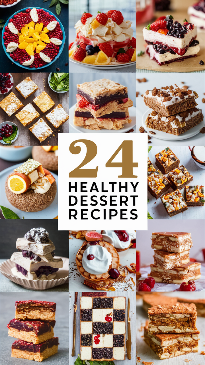 24 Quick and Easy Healthy Dessert Recipes