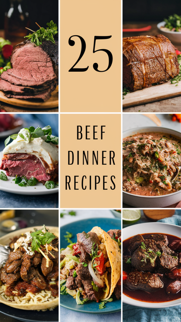 25 Beef Dinner Recipe Ideas: Easy, Healthy Meals for Family, Steak