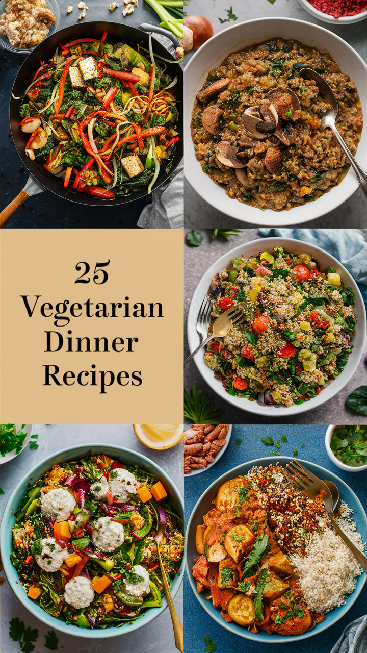 23 Delicious and Easy Vegetarian Dinner Recipes for Any Occasion