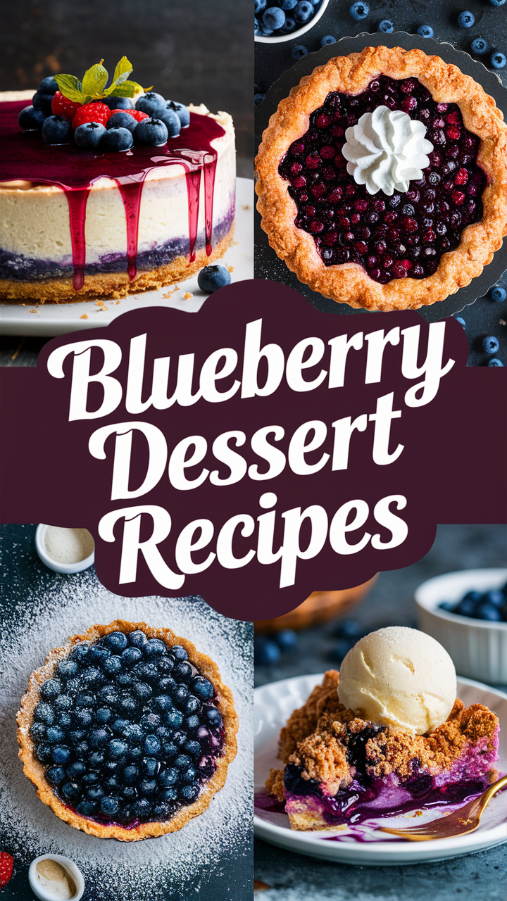 Irresistible Blueberry Desserts: Easy and Healthy Recipes for Every Occasion