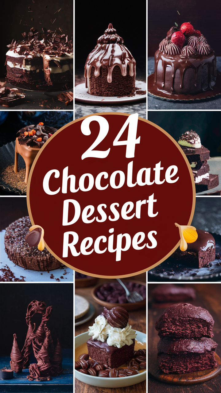 24 Decadent Chocolate Dessert Ideas: Easy, Quick Recipes for Every Occasion