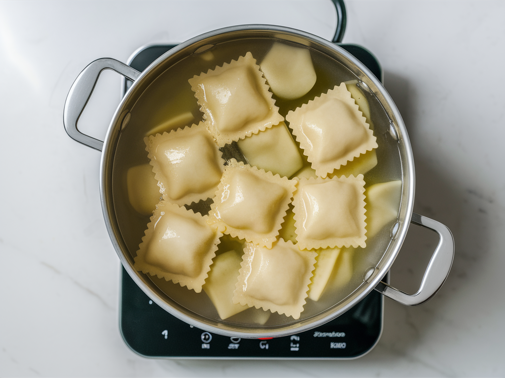 Homemade Four Cheese Ravioli