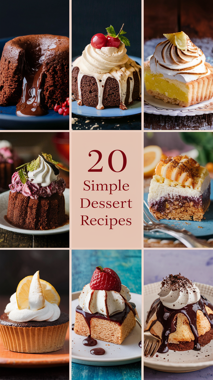 23 Simple Dessert Ideas: Quick, Easy Recipes with Few Ingredients