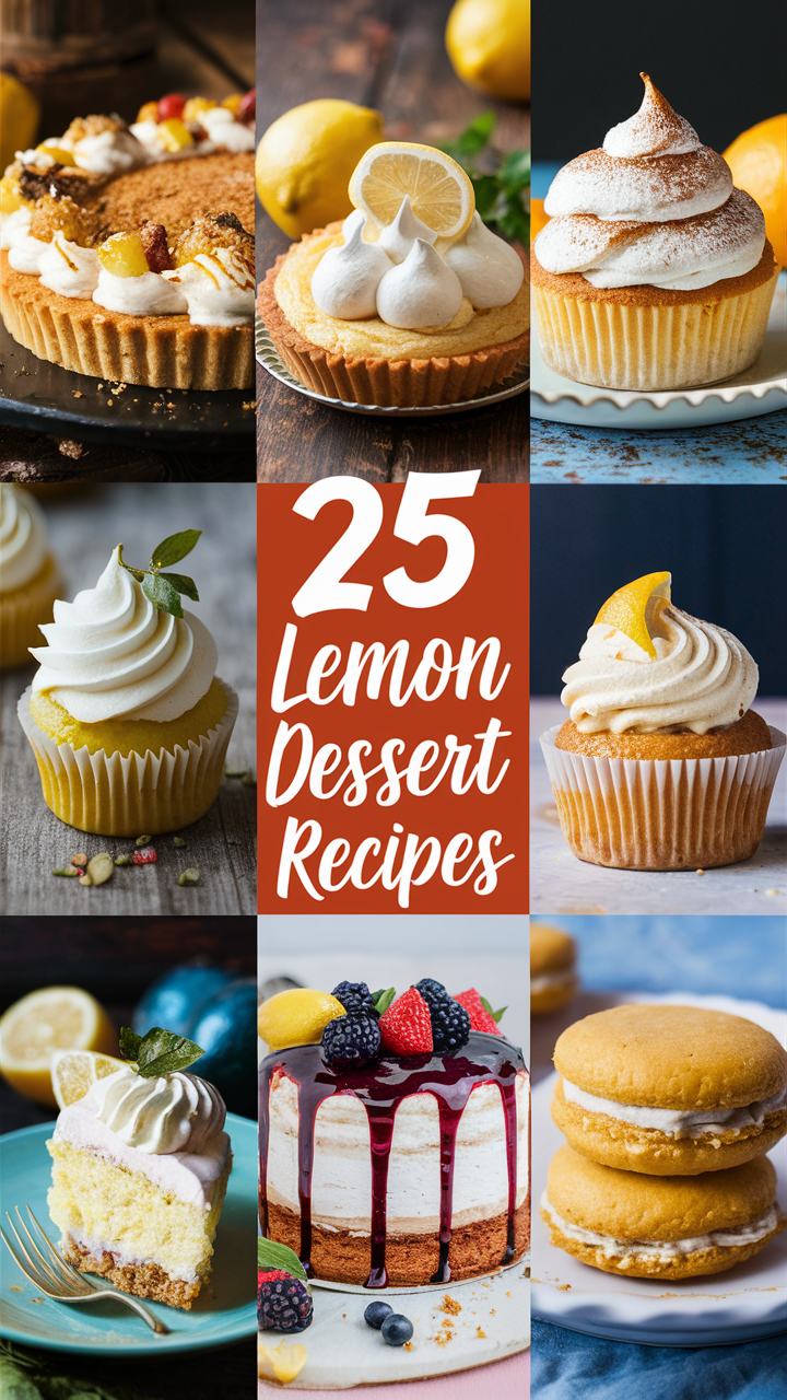 25 Best Lemon Dessert Recipes: Easy, Fresh, and Delicious Ideas for Summer