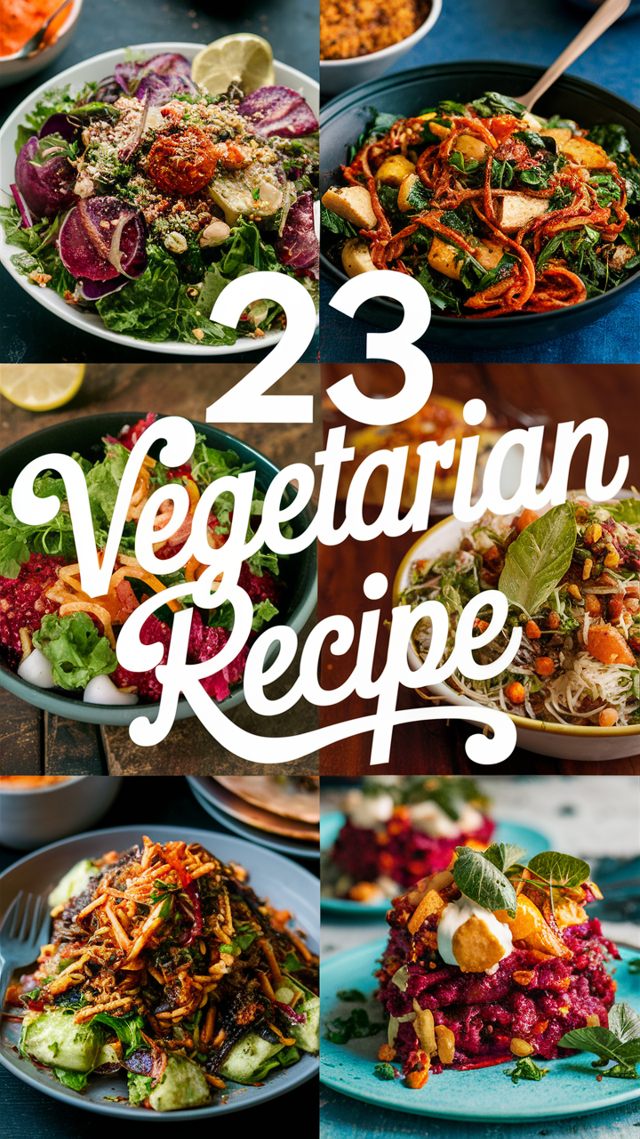 23 Easy and Healthy Vegetarian Recipes for Every Meal of the Day