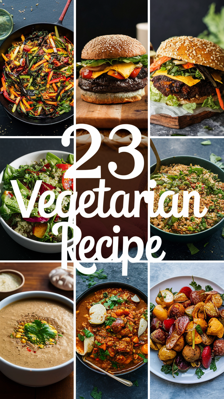 23 Easy and Healthy Vegetarian Recipes for Every Meal of the Day