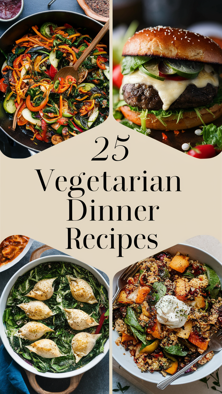 23 Delicious and Easy Vegetarian Dinner Recipes for Any Occasion