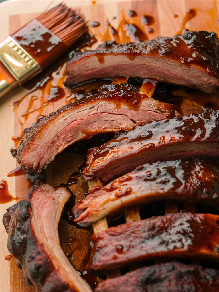 Oven Pork Ribs with Barbecue Sauce