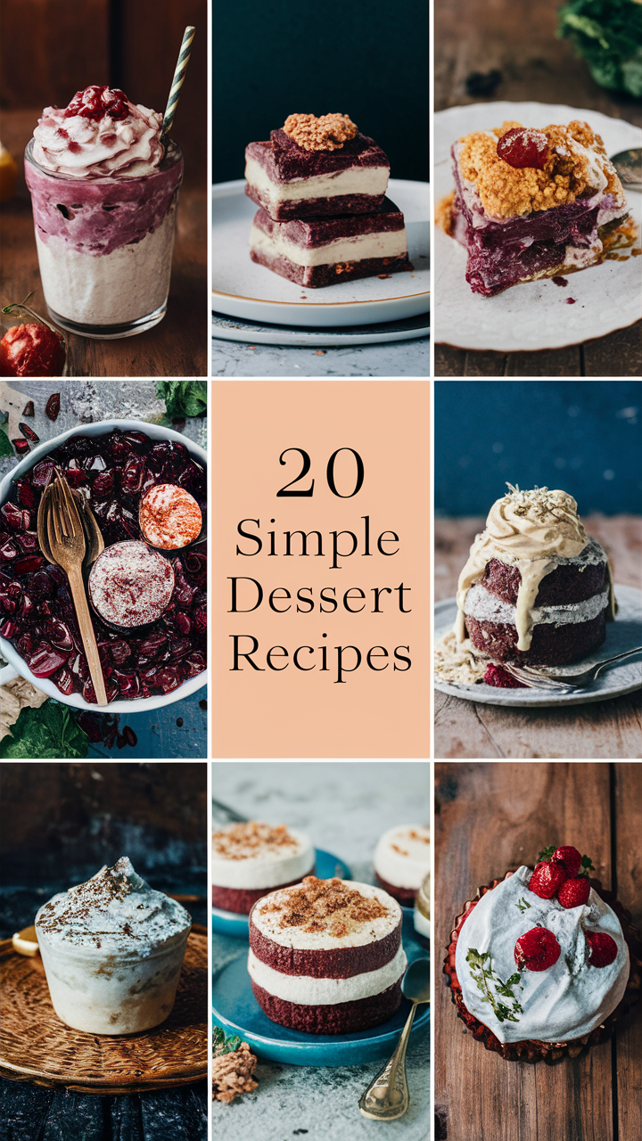 23 Simple Dessert Ideas: Quick, Easy Recipes with Few Ingredients