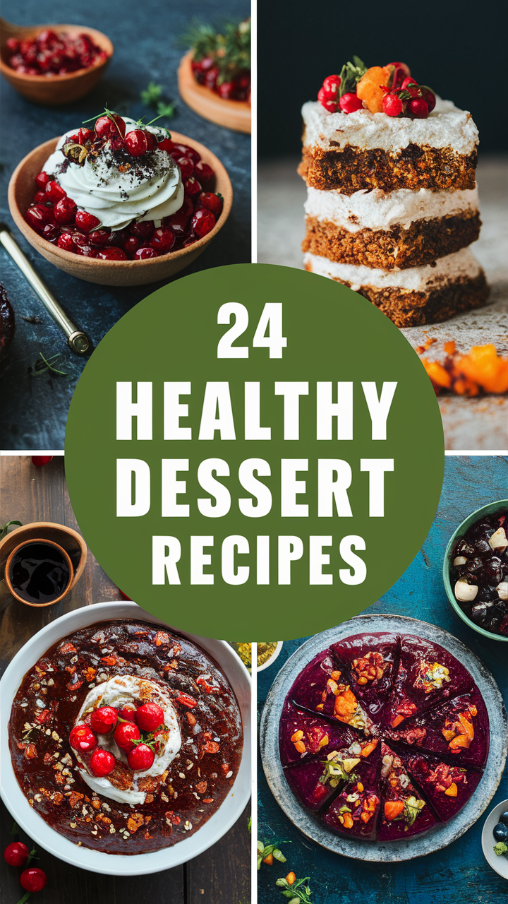 24 Quick and Easy Healthy Dessert Recipes