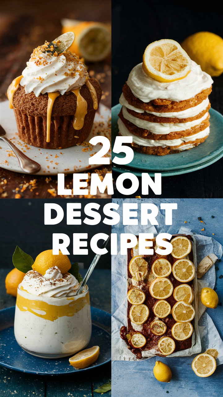 25 Best Lemon Dessert Recipes: Easy, Fresh, and Delicious Ideas for Summer