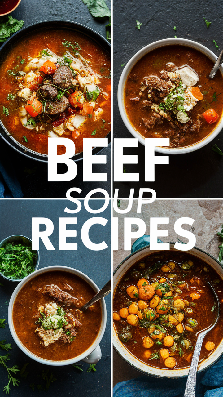 Vegetable Beef Soup Recipes