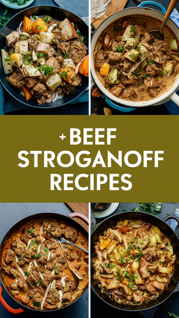 Creamy Beef Stroganoff with Ground Beef and Mushrooms