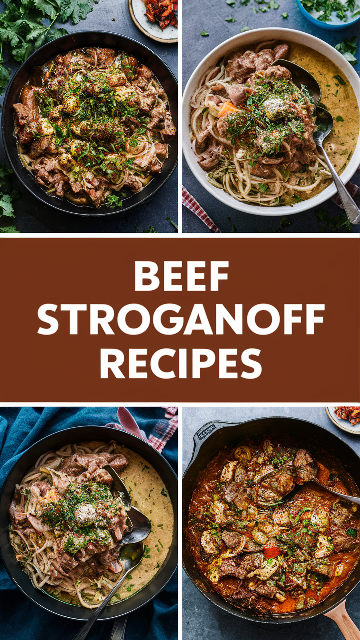 Creamy Beef Stroganoff with Ground Beef and Mushrooms