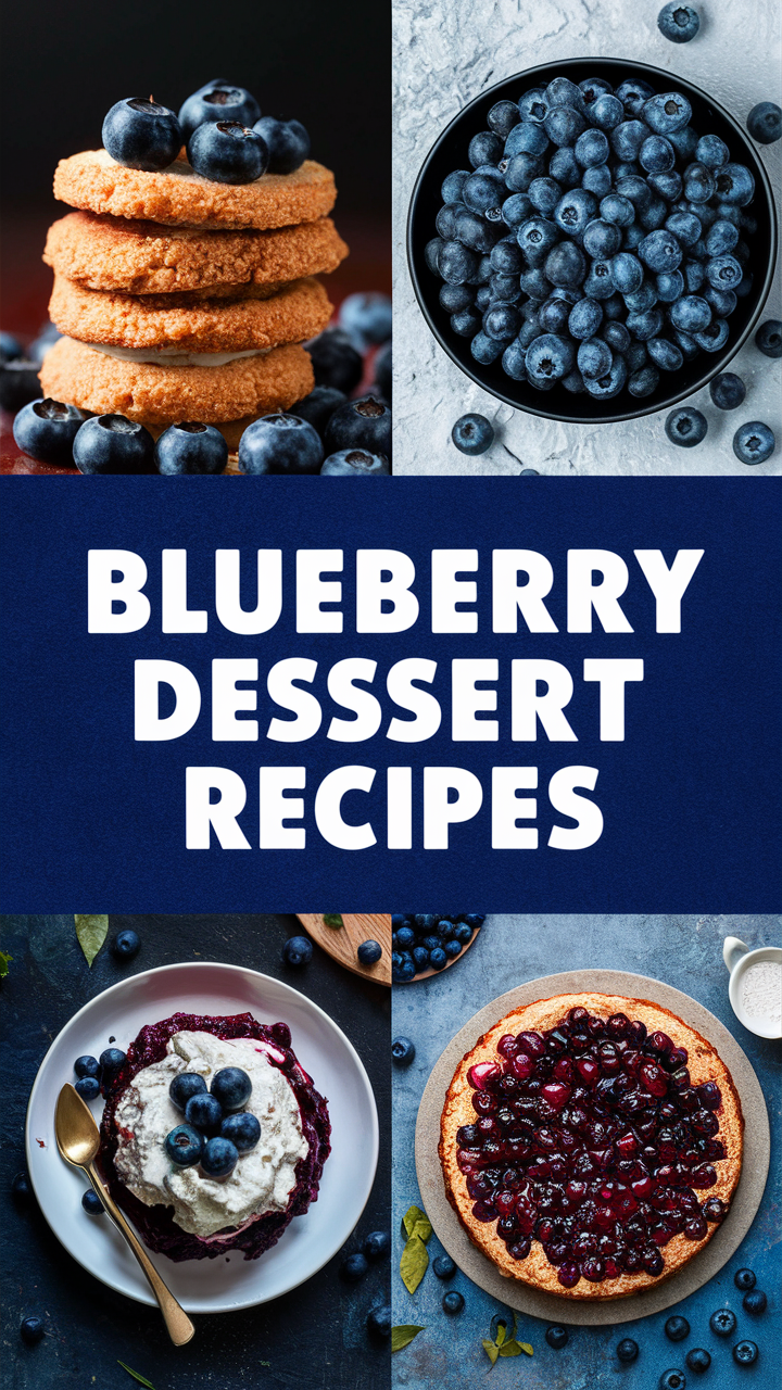 Irresistible Blueberry Desserts: Easy and Healthy Recipes for Every Occasion