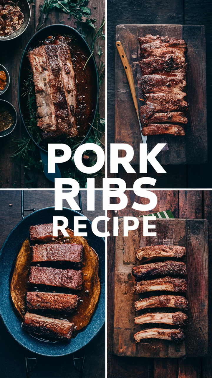 Oven Pork Ribs with Barbecue Sauce